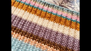 COZY and WARM Blanket | Crochet Stitch Tutorial