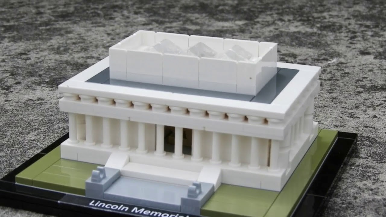 Lego Architecture 28542 Lincoln Memorial Building by Huynh Architecture Brick