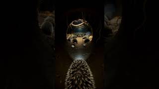 POV: Inside a Hedgehog Burrow 🦔 | Real Micro Camera Footage from a Juvenile Explorer