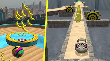 🌈🤑🎯☠️Banana Frenzy Vs Epic Race Going Balls New Update Gameplay #41