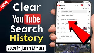 How to Clear YouTube Search History 2023 || How To Remove all Watch or Search History From YouTube