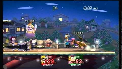GENESIS 2 - Ally (Wario) Vs. Gnes (Diddy Kong) - Losers Semis - SSBB