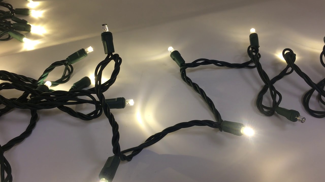 ProGrade® 5MM Warm White Twinkle LED Mini Light Strings YouTube