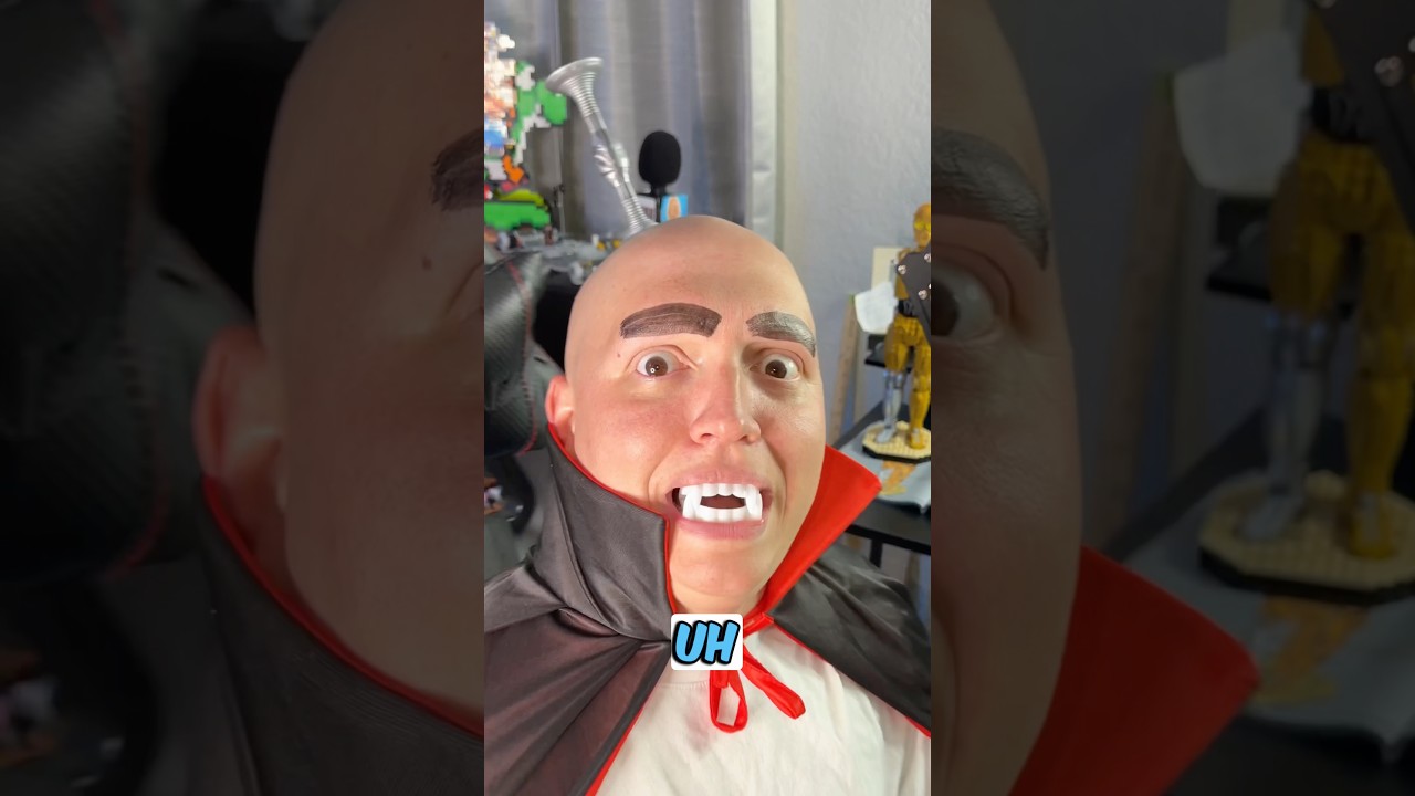 Messing With Bald Dracula 