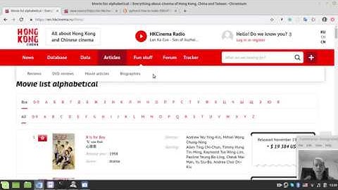 web scraping | chinese kungfu movies web scraper tutorial | python requests beautifulsoup