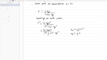 How to Calculate total number of observation from Correlation Coefficient