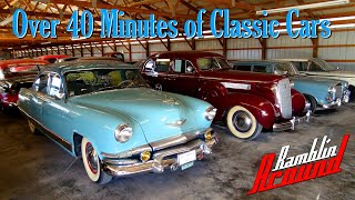 Forty Minutes of Classic Cars  Shed Tour Part 6