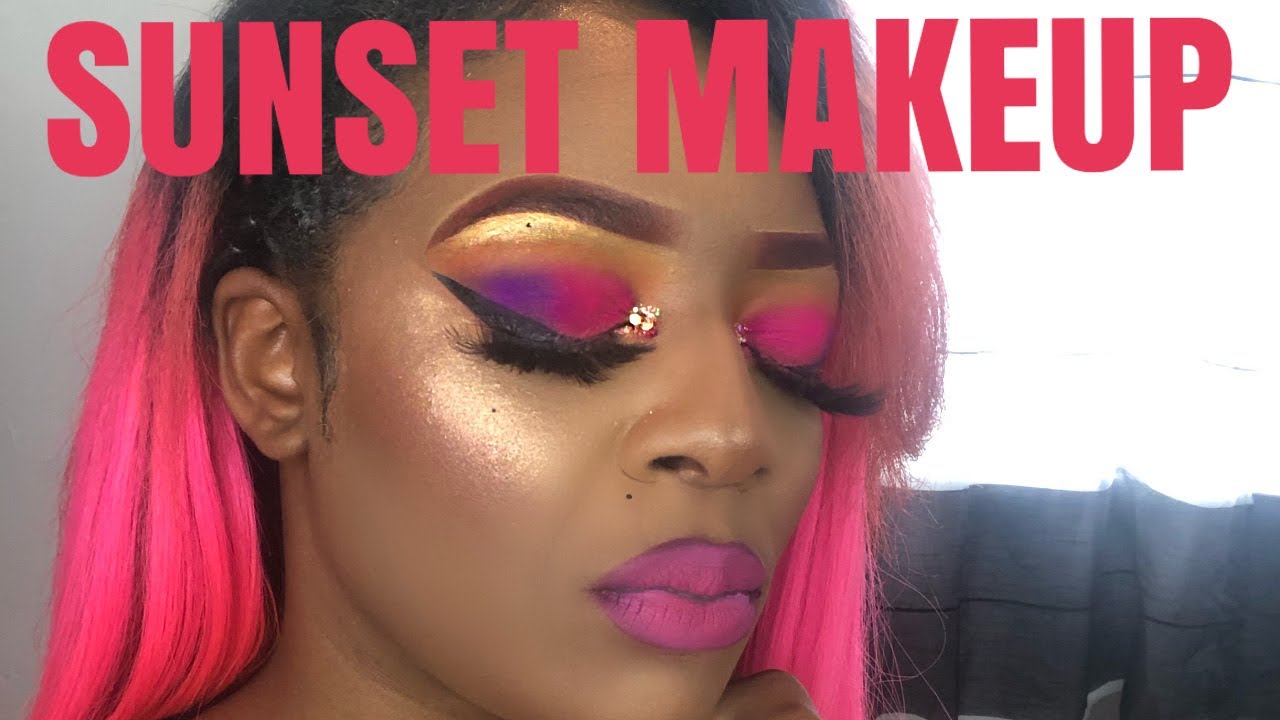 PINK SUNSET MAKEUP TUTORIAL | DAMI ASHLEY