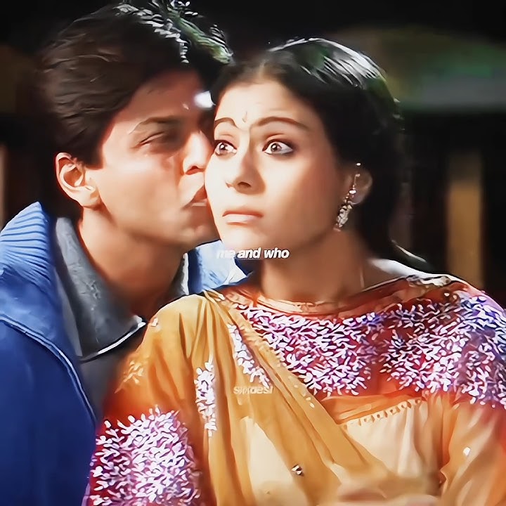 Srk & Kajol kiss 🥵 #shortvideo #srk #kissing #hindisong
