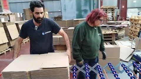 China best carton box production line I HS-B Inline Flexo folder gluer machine