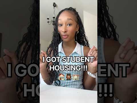 I GOT STUDENT HOUSING!!👩🏽‍🎓🏠 #fyp #shorts #grwm #preppy #subscribemychannel