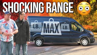 2022 Ford E-Transit Max Payload Range Test