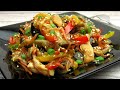 БАКЛАЖАНЫ С КУРИЦЕЙ И ОВОЩАМИ ☆ ТЕПЛЫЙ САЛАТ. Простой рецепт вкусного блюда | Вкусные идеи от Натали