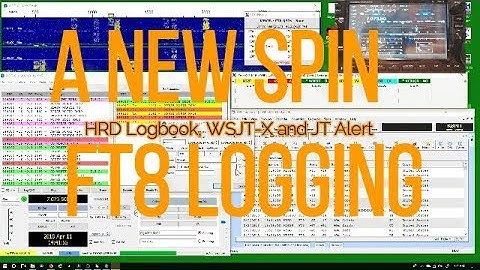 A New Spin on JT Alert HRD Logbook and WSJT X