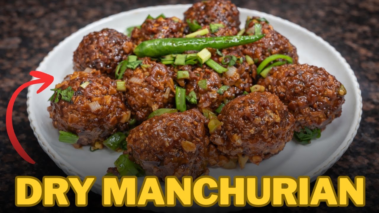 होटल जैसा वेज मंचूरियन आसान तरीके से | Dry Veg Manchurian Recipe | Riyas Kitchen
