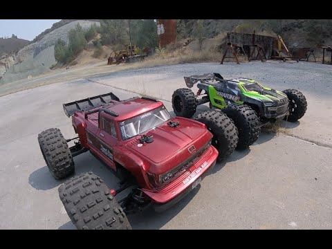 ARRMA Outcast & Kraton 8s 1/5 "MEGA PIT Breakage!" the how and why...