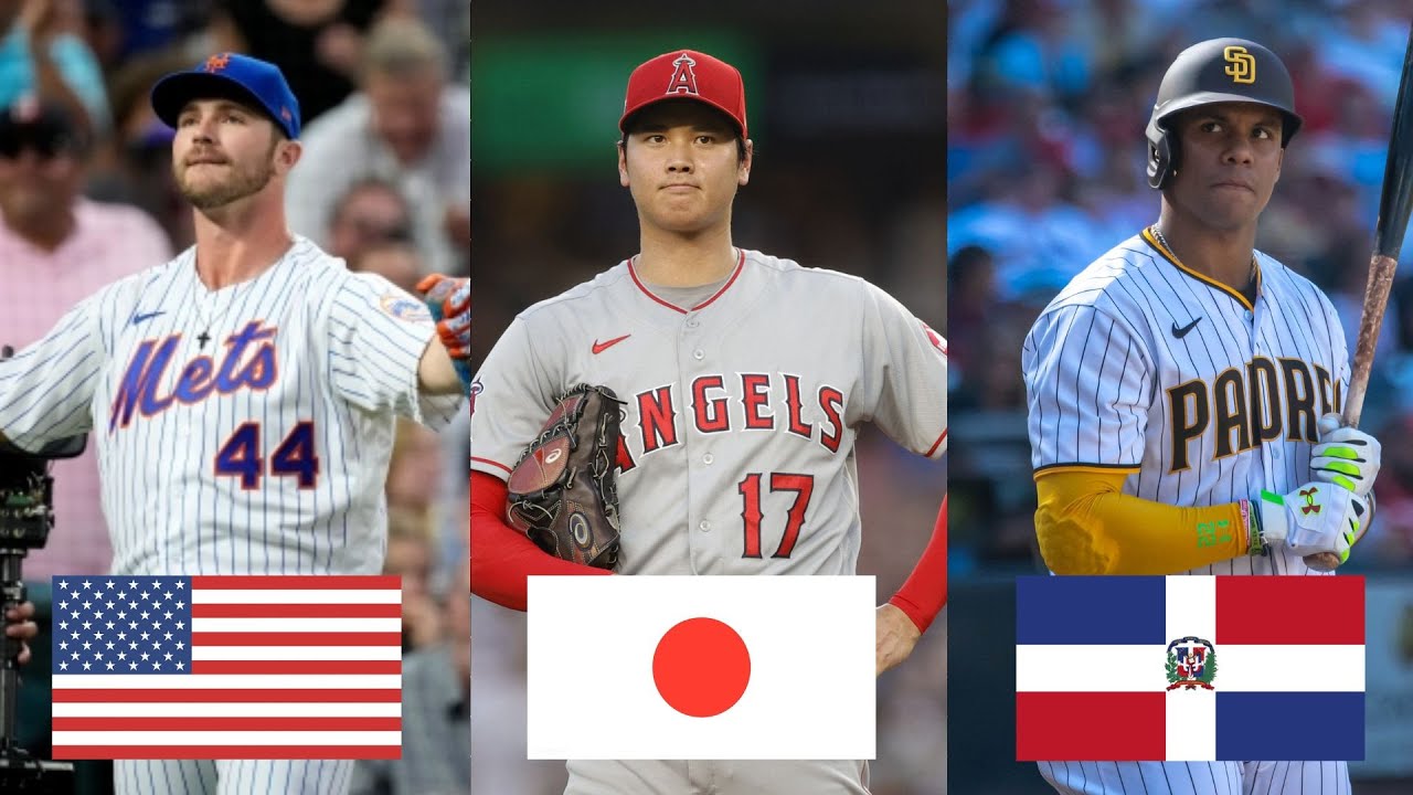 Comparing the 2023 World Baseball Classic Rosters - YouTube