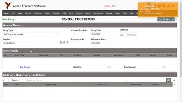 How to create a Returnable Delivery Challan in IentERPrises