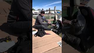 How to do remove a propeller with a stuck prop nut on a Yamaha 250 outboard?
