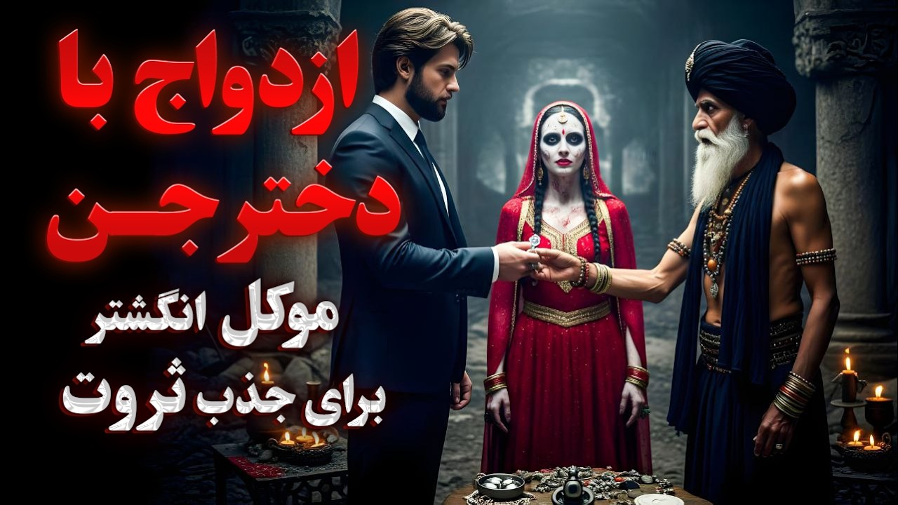 داستان ترسناک مردی که با دخترجن ازدواج کرد | با موکل انگشتر ثروت درهند عقد کردم