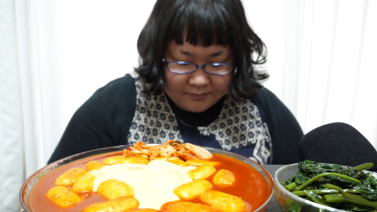 ASMR、モッパン　　トッポギ