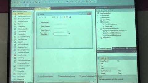 สอน .Net Framework ติดต่อฐานข้อมูล ภาค 1