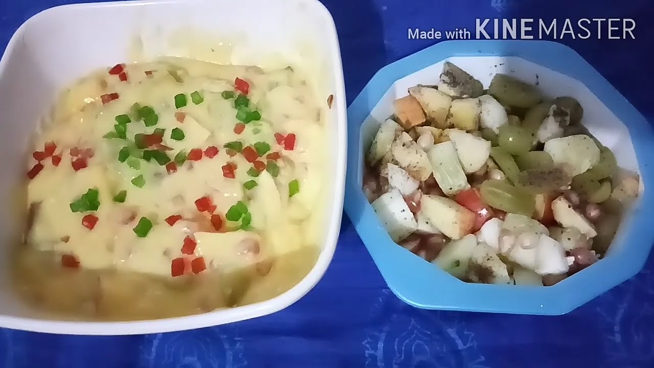 Salad Recipe In Telugu Custard Salad recipe in telugu How to make