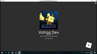 How to get the I Voted Pin in ROBLOX 8TH ANNUAL BLOXY AWARD (Glich)