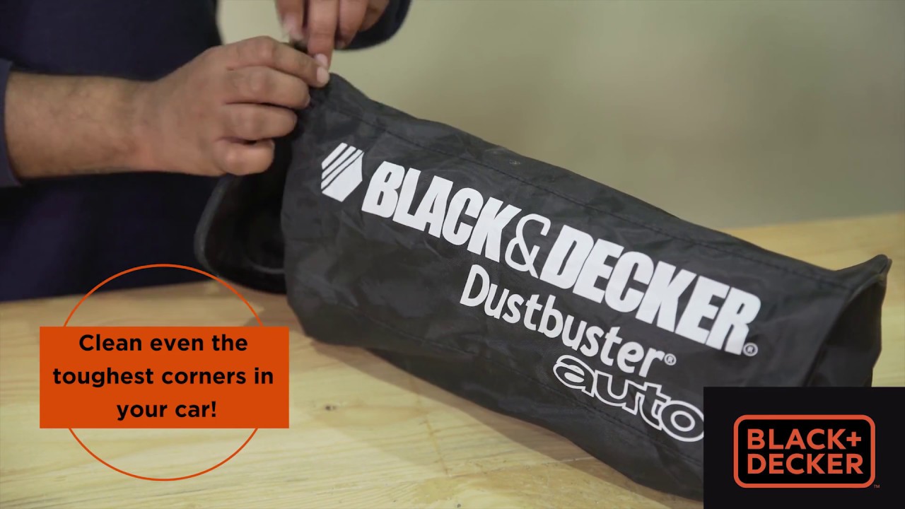 Black & Orange Black & Decker PAV1205 Dustbuster Pivot Auto Vacuum Cleaner