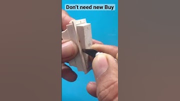 Amazing idea to Repair electric Switch #Amazing👌