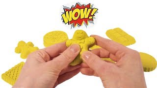 Learn Colors with Kinetic Sand, Play Doh and Mad Mattr! How to make candy DIY