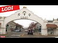 Lodi California, Driving Downtown, USA