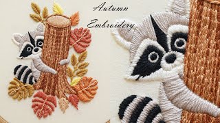 Autumn raccoon is here! PDF Pattern available now! 🍁🦝✨️