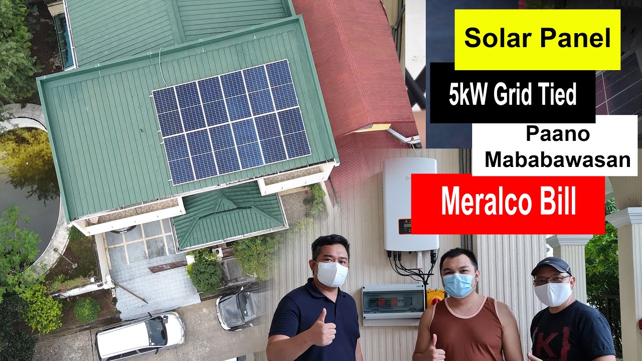 BF Solar Panel Grid Tied Installation | 5kW Grid Tied Start to finish ...