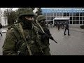 Колонны российских БТР передвигаются по Крыму
