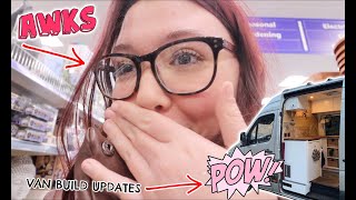 COME SHOP WITH ME.. AWKWARD EDITION! & VAN BUILD UPDATE!