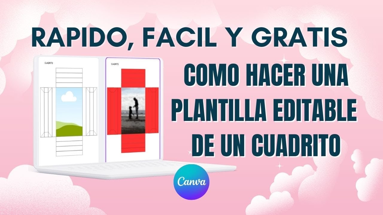 DAME 5 MINUTOS Y TE ENSEÑO COMO HACER UNA PLANTILLA EDITABLE CUADRITOS 