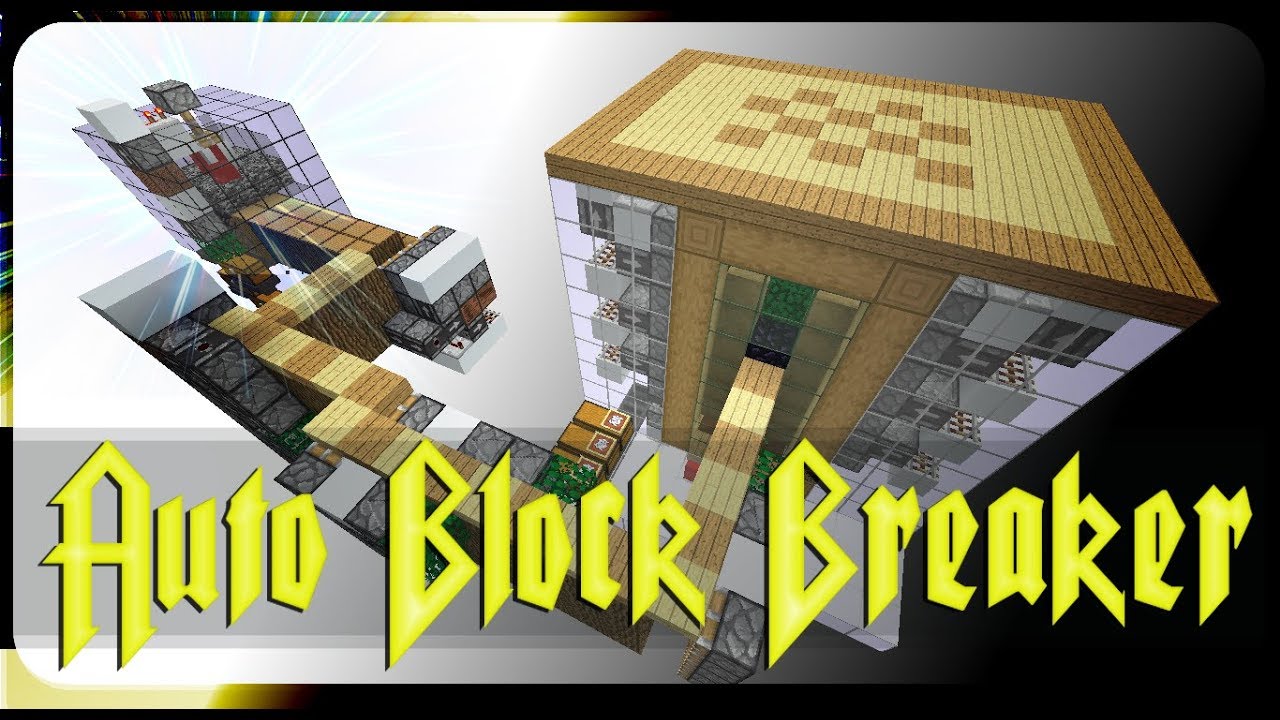 Simple Tree Farm Upgrade 1.14.3: Auto Block Breaker | Minecraft 