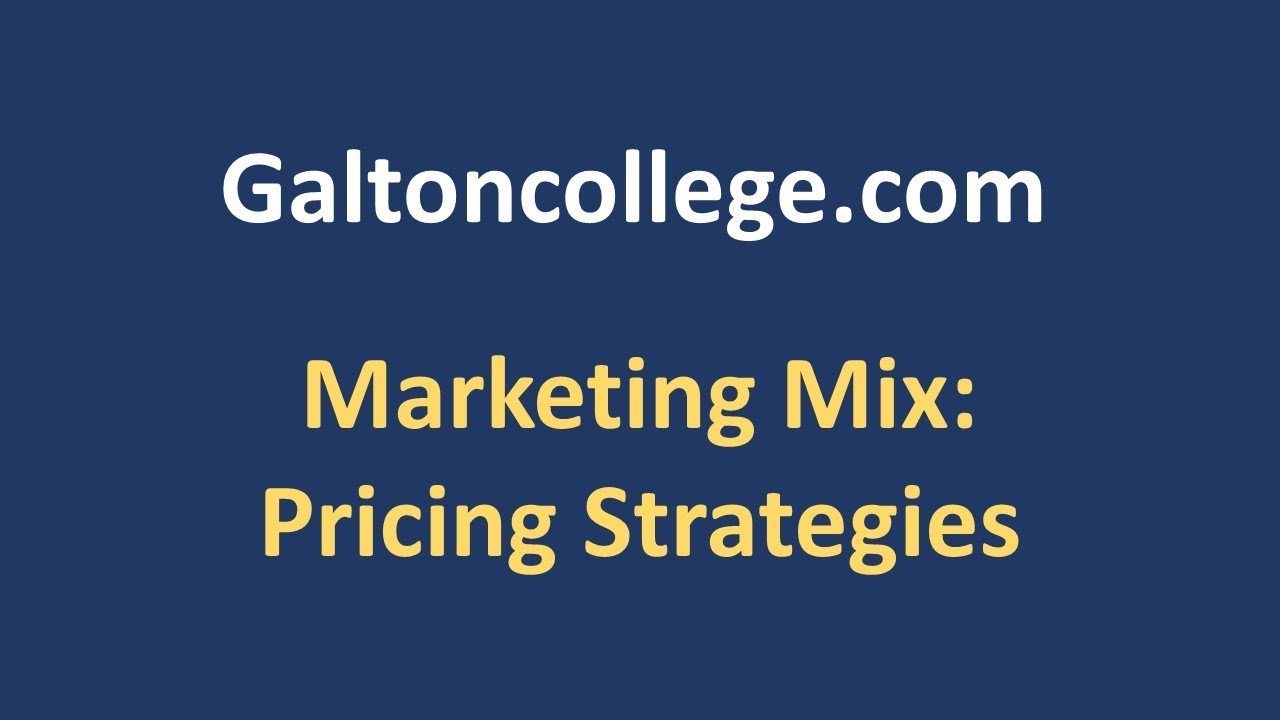 product mix pricing strategies คือ  Update 2022  Marketing Mix: Pricing Strategies