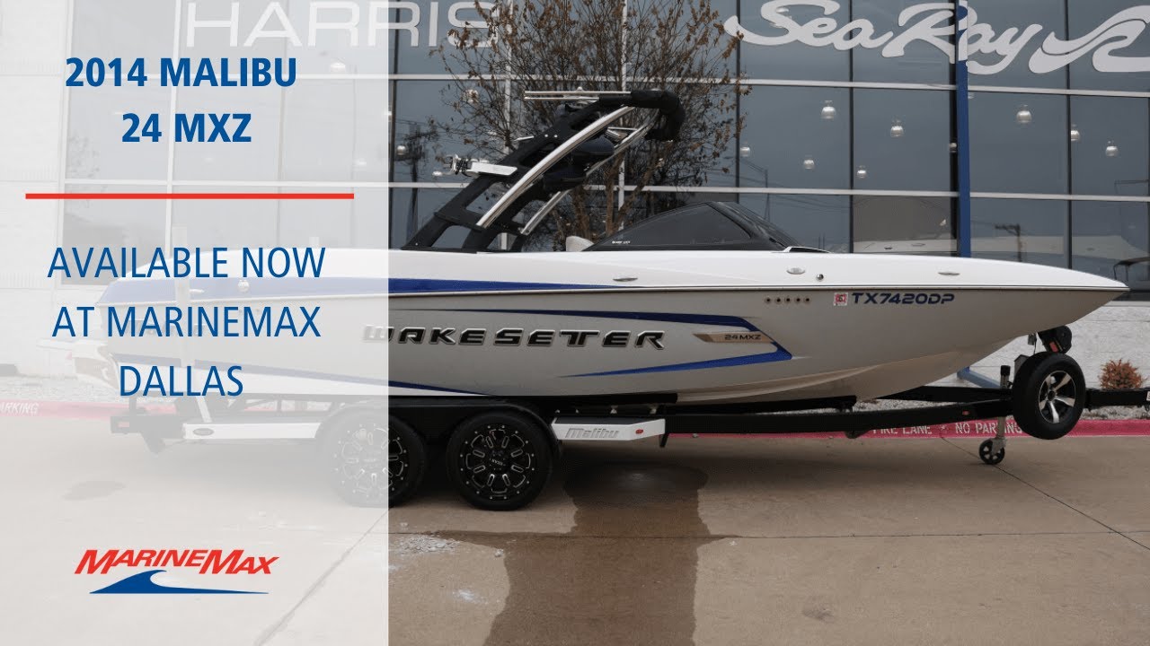 2014 Malibu 24 MXZ I MarineMax Dallas - YouTube