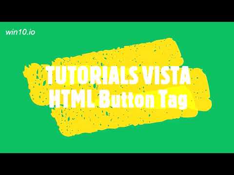 HTML Form Buttons || HTML Tutorials || TUTORIALS VISTA - YouTube