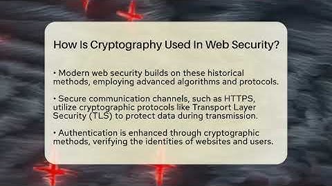 How Is Cryptography Used In Web Security? - Tactical Warfare Experts