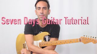 Miniatura del video "#sevendays #sting #howtoplay #sevendaystutorial Seven Days Guitar Tutorial"