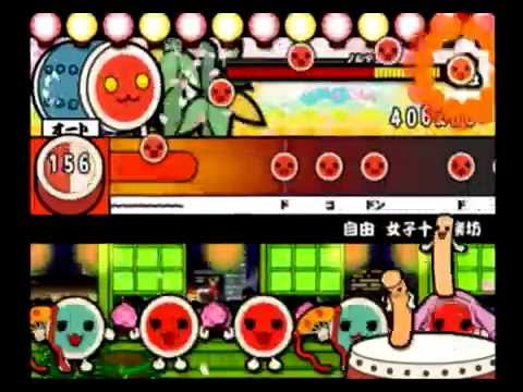 【太鼓の達人 CS4】自由 女子十二楽坊（ふつう）【オート動画】