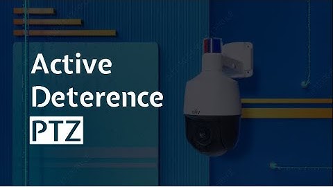 5MP Active Deterrence Mini PTZ, alert before things happen