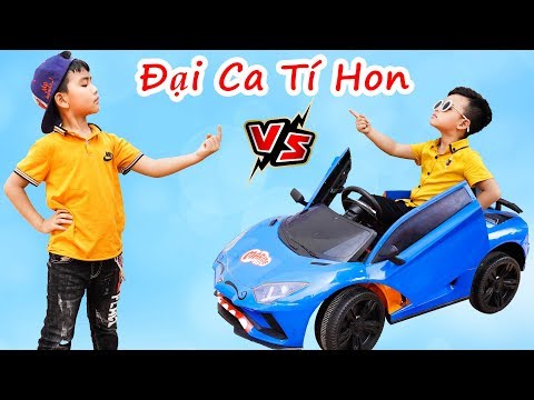 Video Đại Ca Tí Hon Trúng Thưởng Siêu Xe Cùng Bánh Marine... - youtube