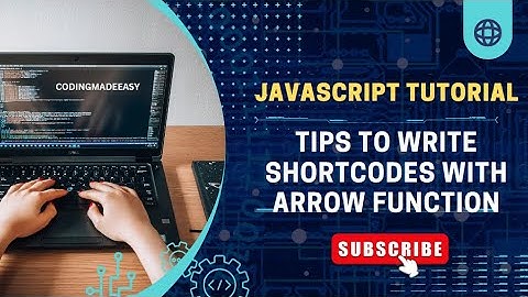 JavaScript Tutorial | Arrow Function in JavaScript | Tips Short Codes | #coding #javascript