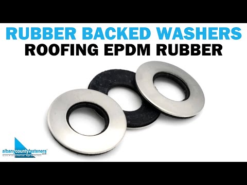 EPDM Rubber Backed Roofing Washers | Fasteners 101