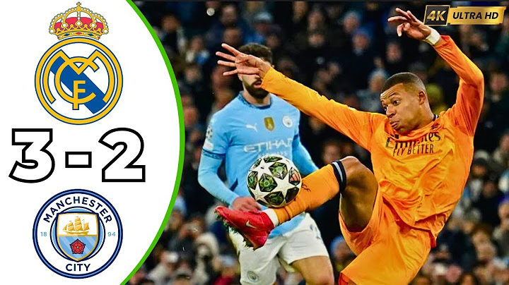 Manchester city vs Real Madrid 2-3 all goals and extended highlights