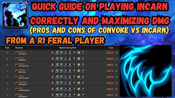 QUICK Incarn Feral Druid Guide for M+ keys TWW S3